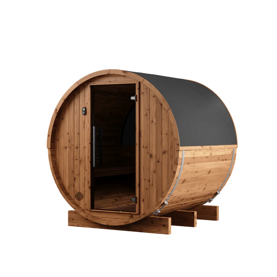 Thermory 4 Person Barrel Sauna Model 52 with Window