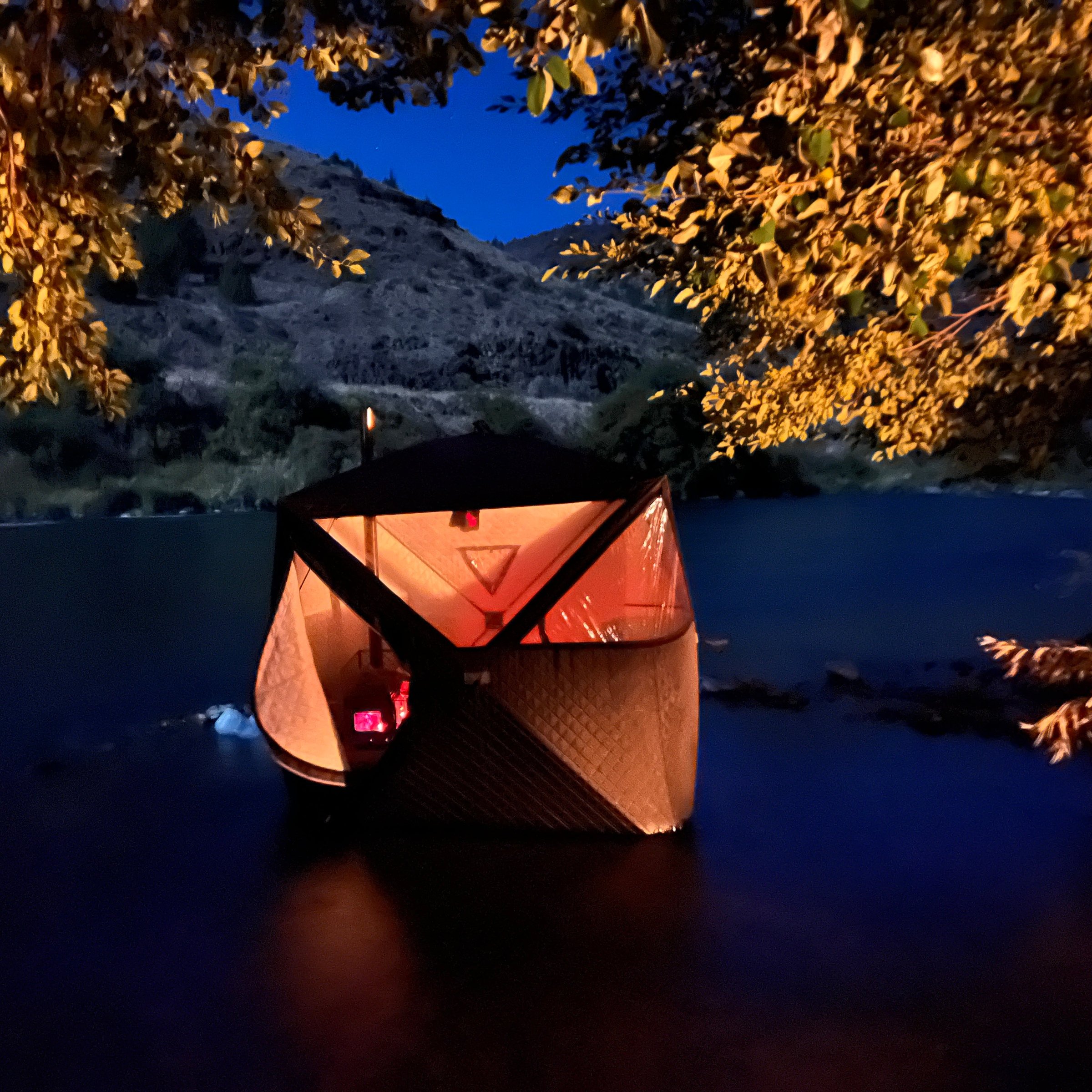 The World's First Sauna *IN* a River?